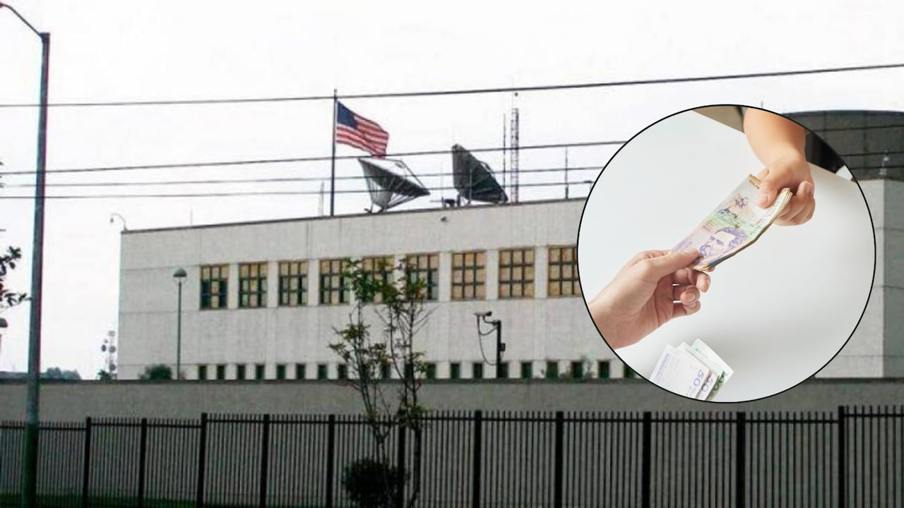Fachada embajada de Estados Unidos en Bogotá