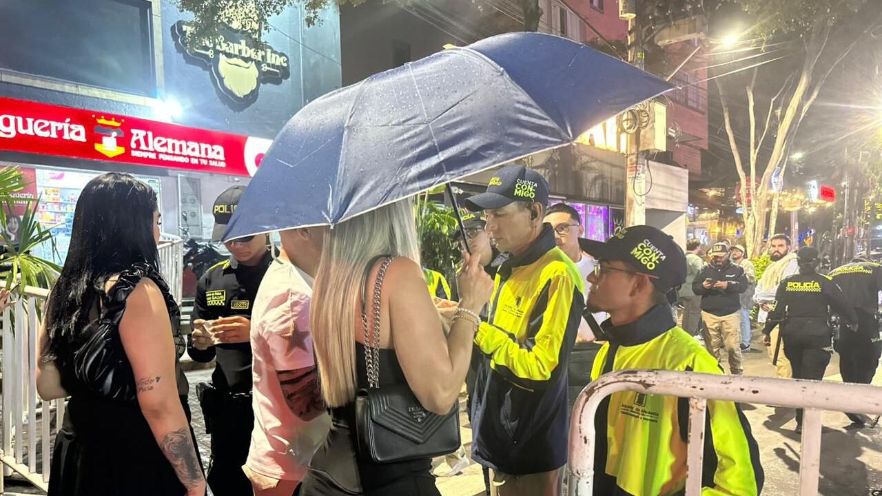 Nuevo operativo en el Parque Lleras, en Medellín