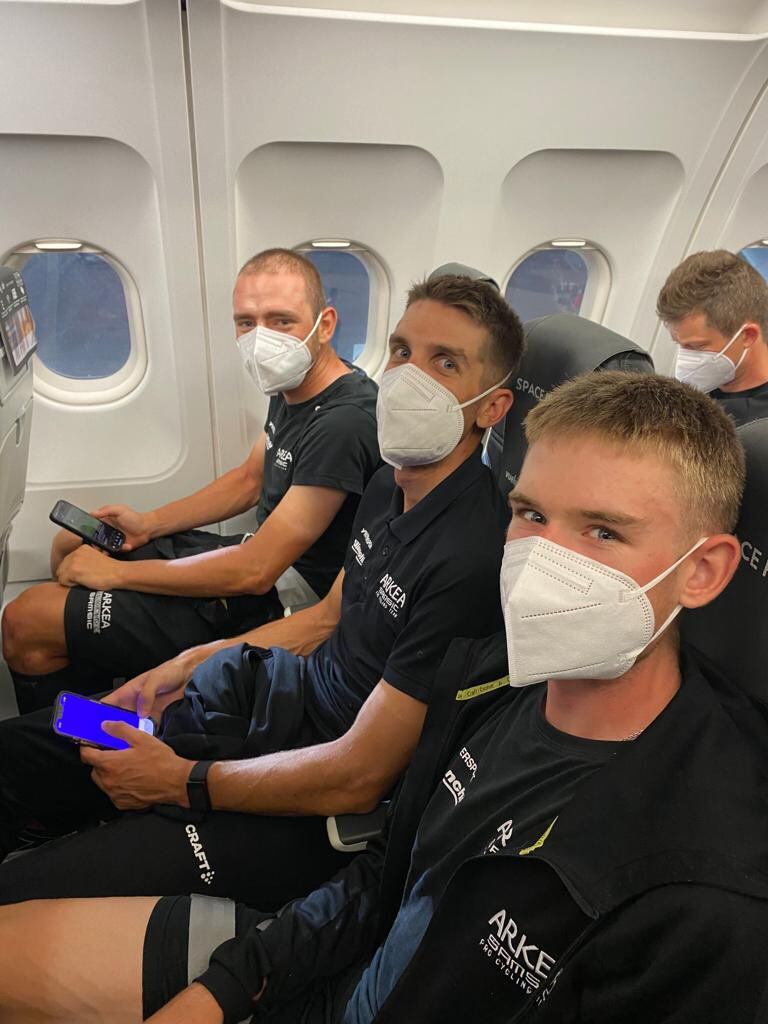 El Arkea fue uno de los afectados por el cierre aéreo.