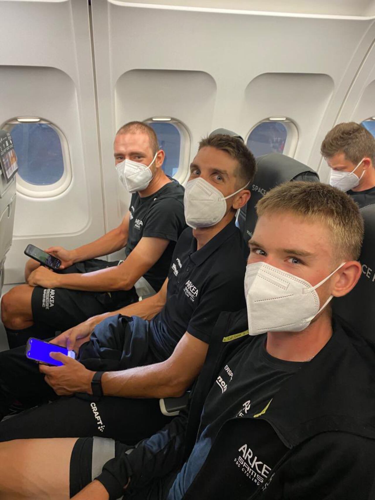 El Arkea fue uno de los afectados por el cierre aéreo.