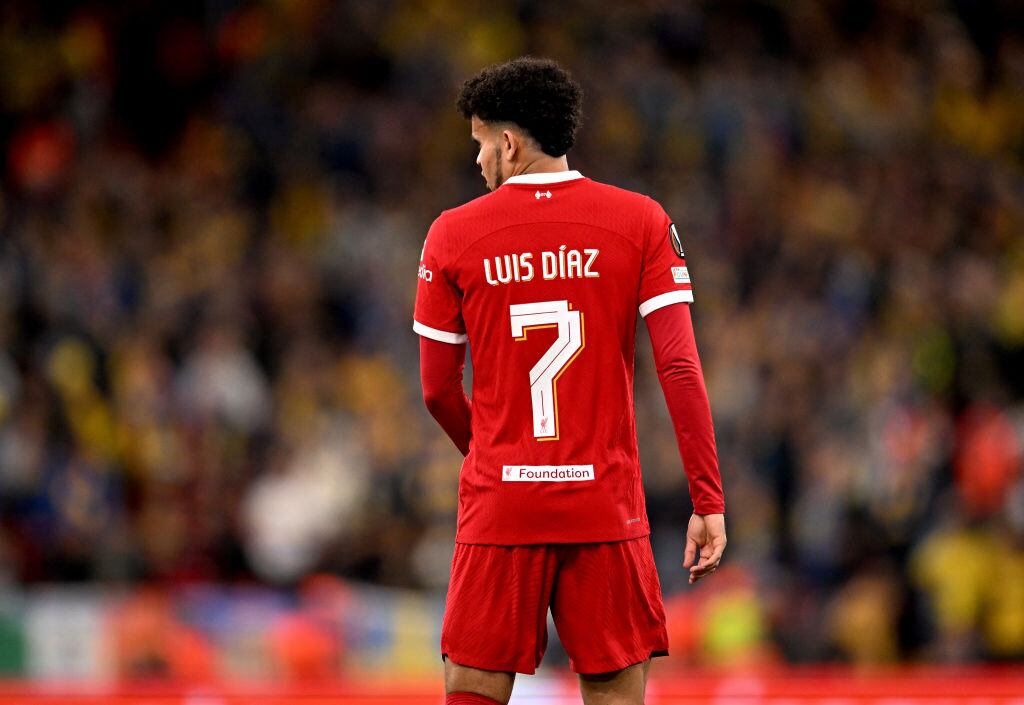 Luis Díaz, jugador del Liverpool