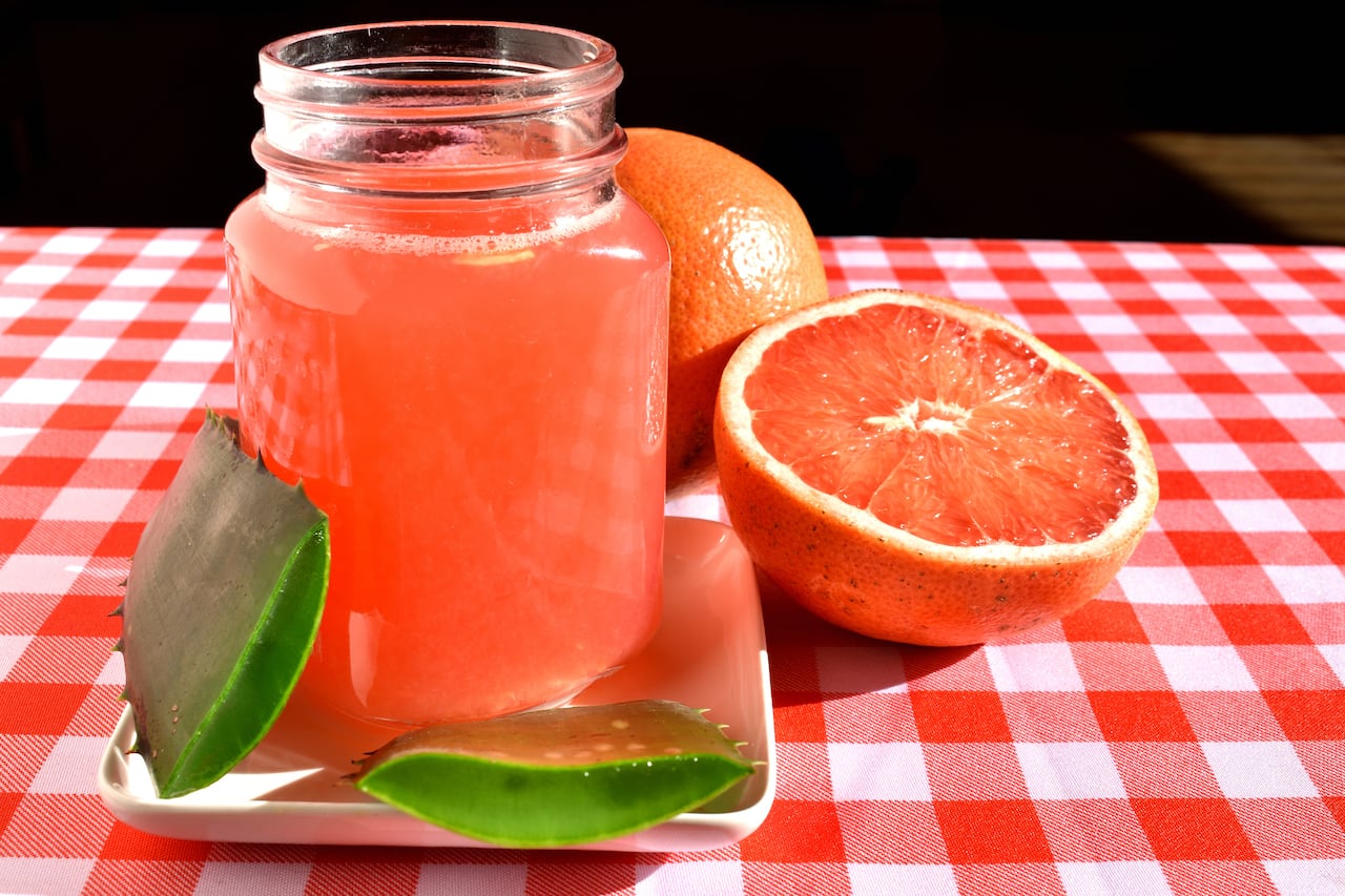 Aloe vera y toronja