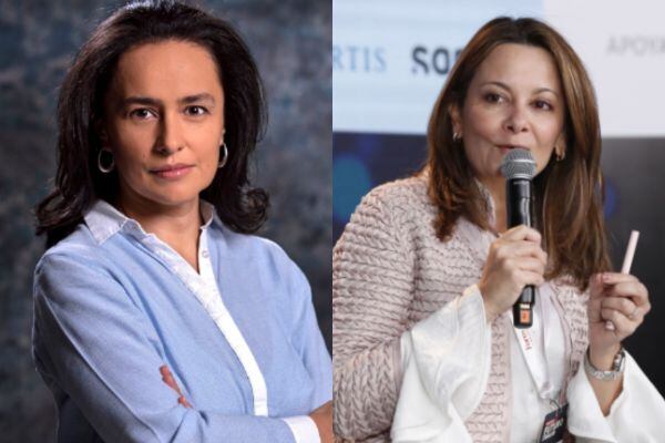 Paula Acosta (izquierda) será presidente ejecutiva de Acemi hasta el próximo 15 de julio, cuando será relevada por Ana María Vesga (derecha).