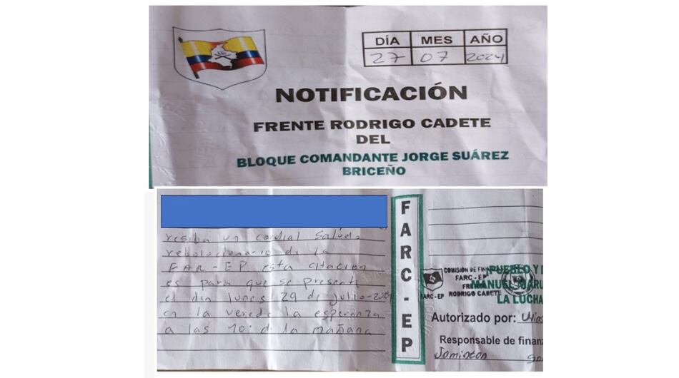 Cobro de extorsiones.