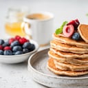 Los pancakes de avena son un excelente aliado para los desayunos.
