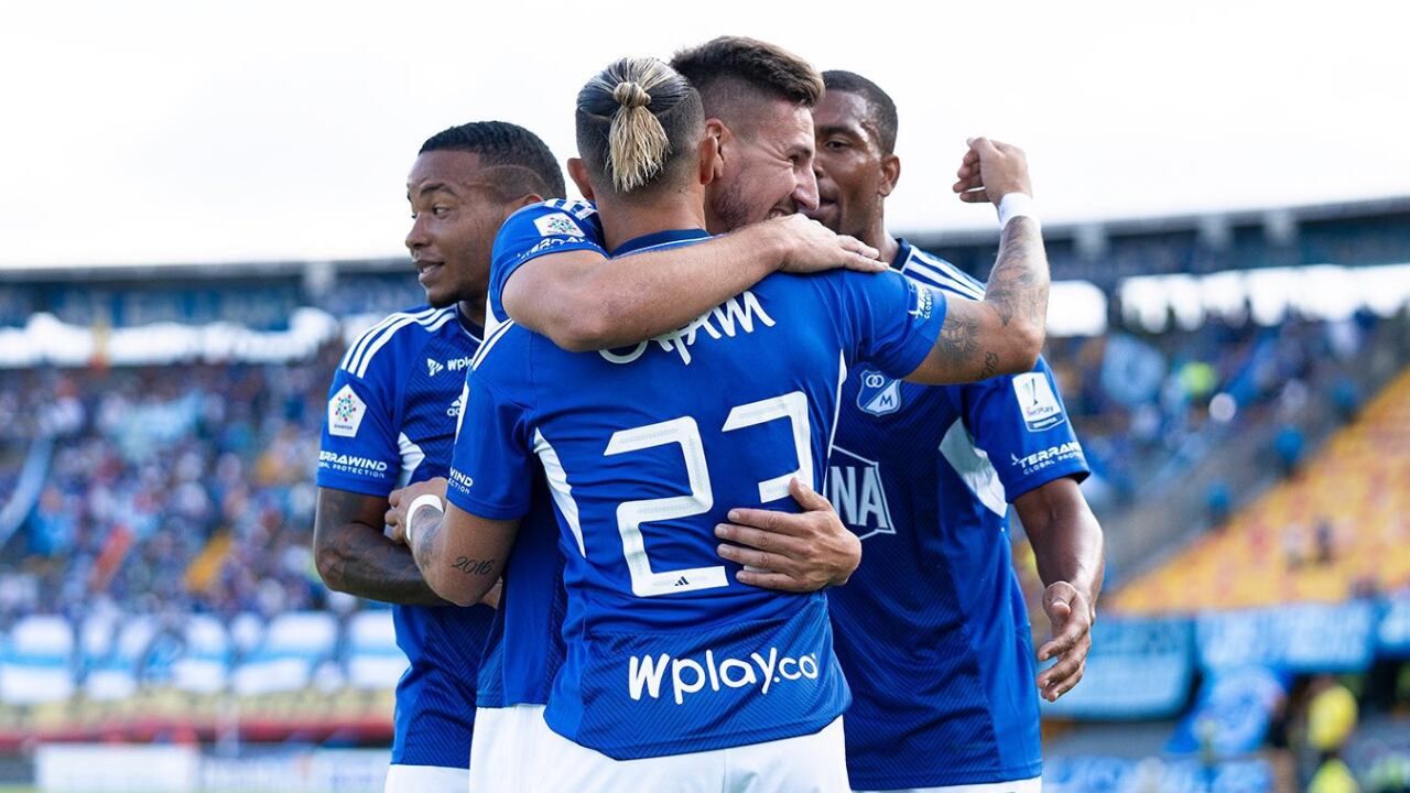 Millonarios empezó con goleada su participación en la Liga Betplay 2024-I