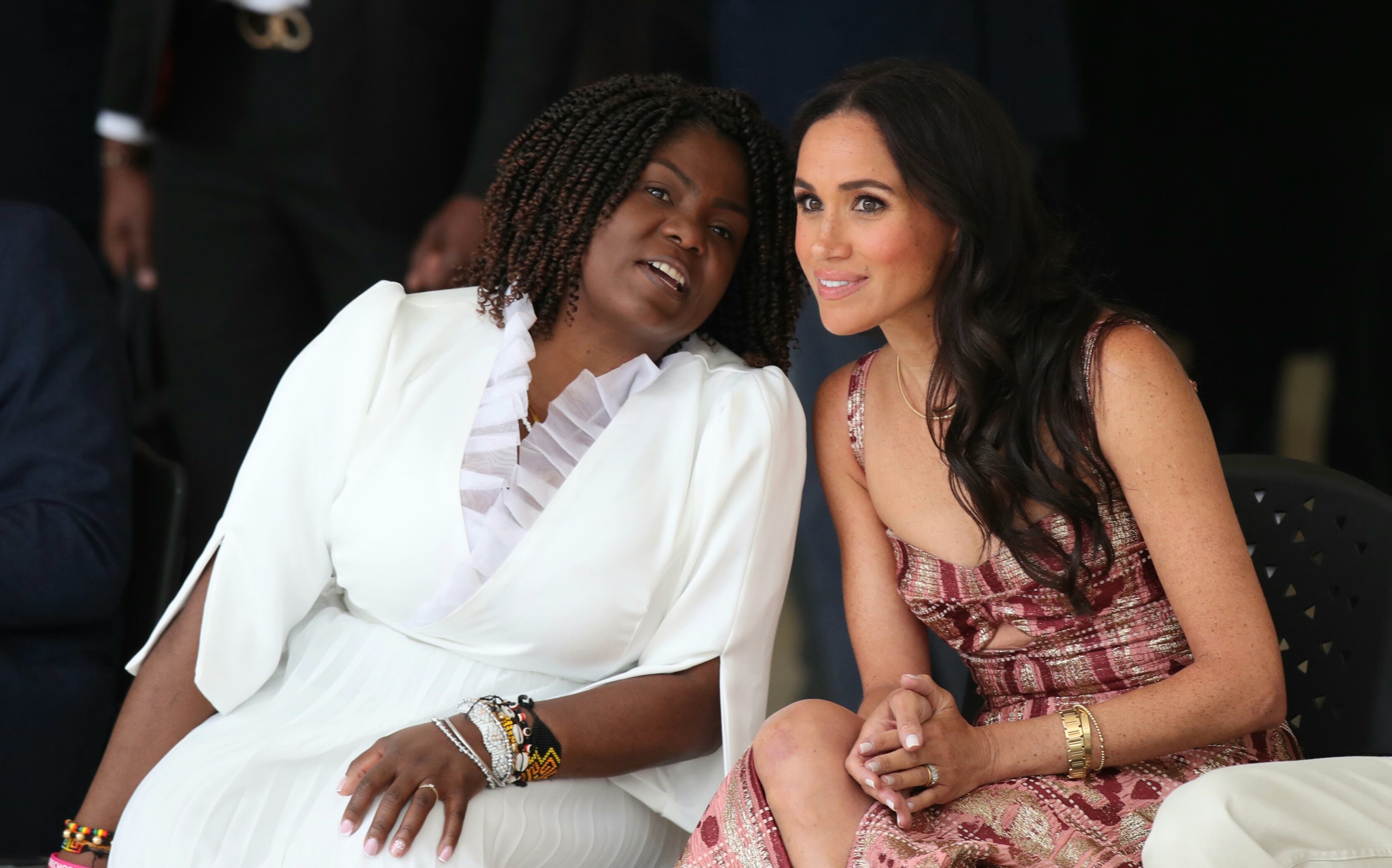 Vicepresidenta  Francia Márquez
Visita El príncipe Harry y Meghan Markle, y su viaje a Colombia  los duques de Sussex
Bogotá 15 agosto 2024