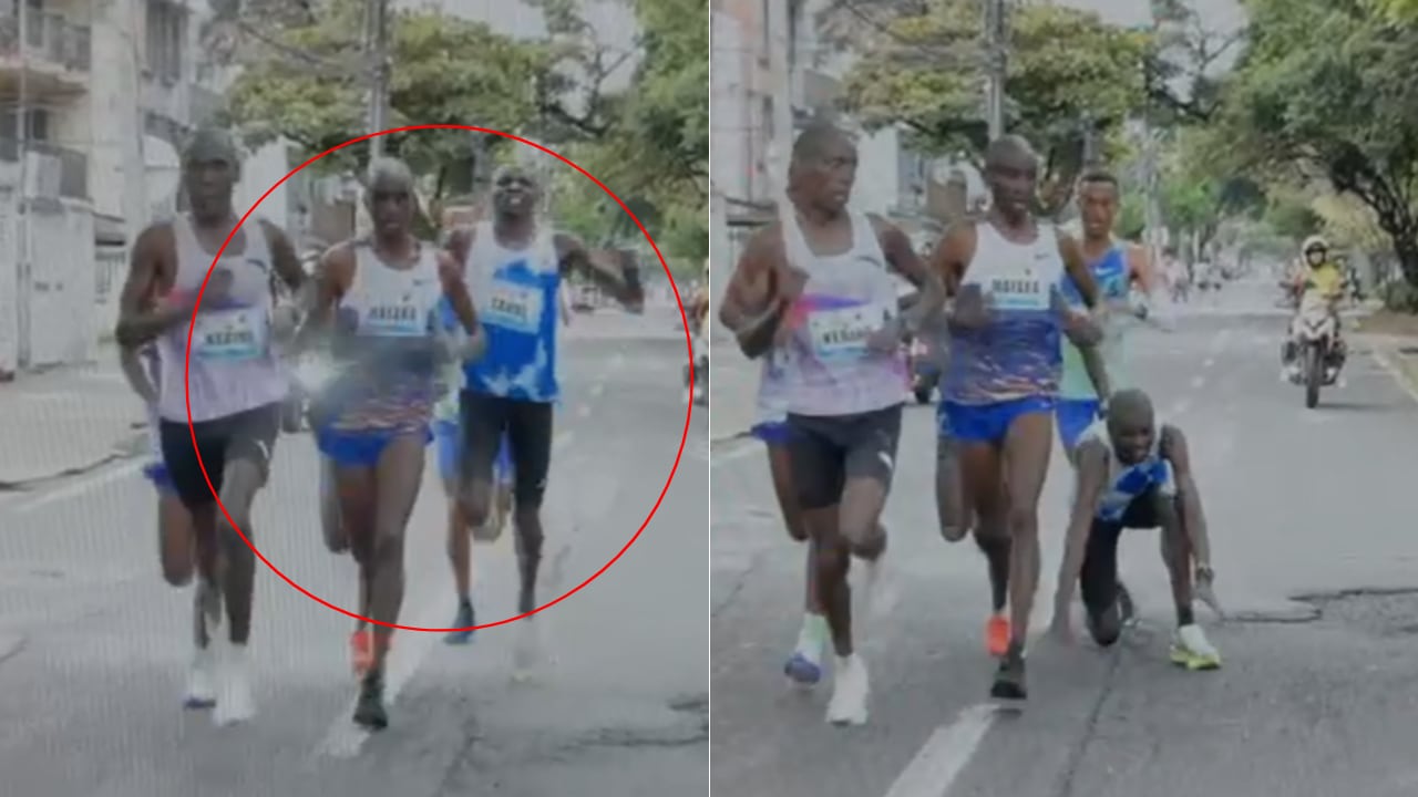 Ezra Kipketer, de Kenia. El atleta se lesionó durante la Maratón de Cali y se le atribuyó a la organización