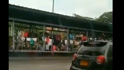 Estación Meléndez, del sistema de transporte MIO, en Cali