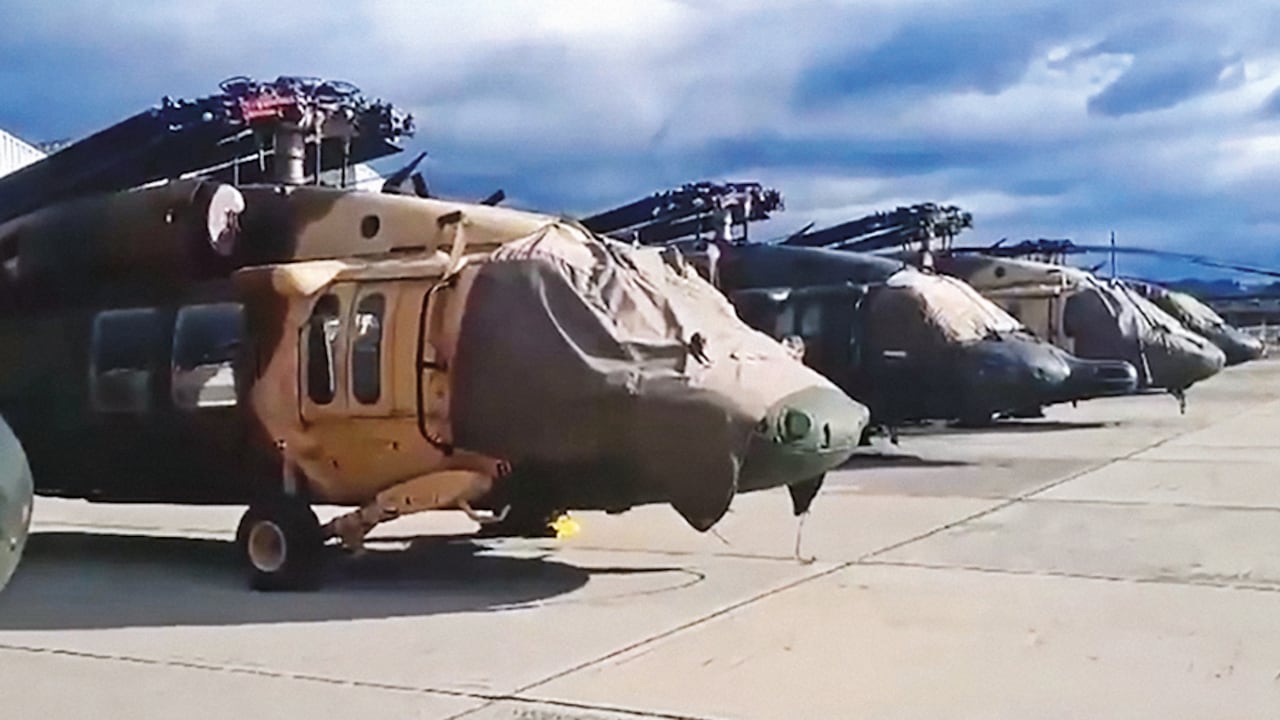 De los 30 Black Hawk con los que cuenta la Policía, solamente 10 son de propiedad de Colombia. Los restantes pertenecen al Gobierno de Estados Unidos.