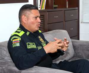 El coronel Carlos Oviedo Lamprea que sería el nuevo Comandante de la Policía de la metropolitana de Cali, Enero 5 de 2024 / Foto Wirman Rios / EL PAIS