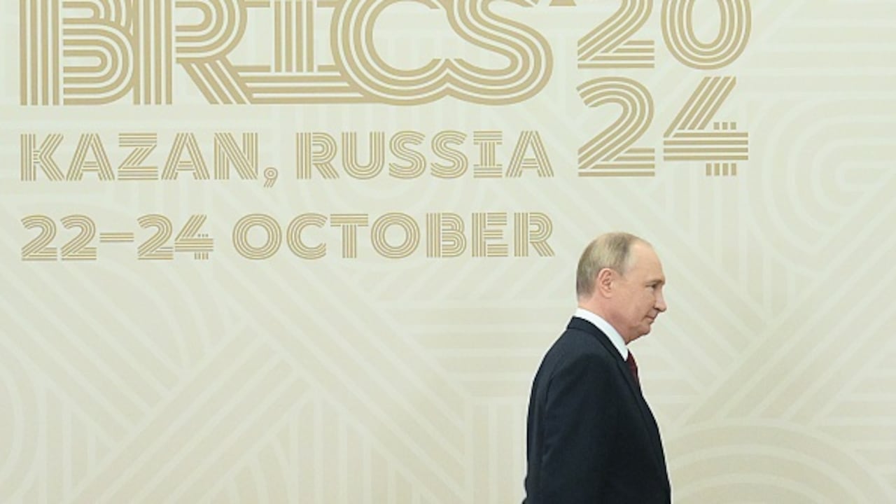 Presidente de Rusia, Vladimir Putin en Kazan. (Photo by Stanislav Krasilnikov /Photohost Ag/Anadolu via Getty Images)