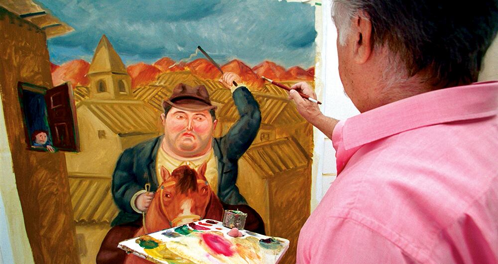 El maestro Botero se destacó desde siempre por su talento. 