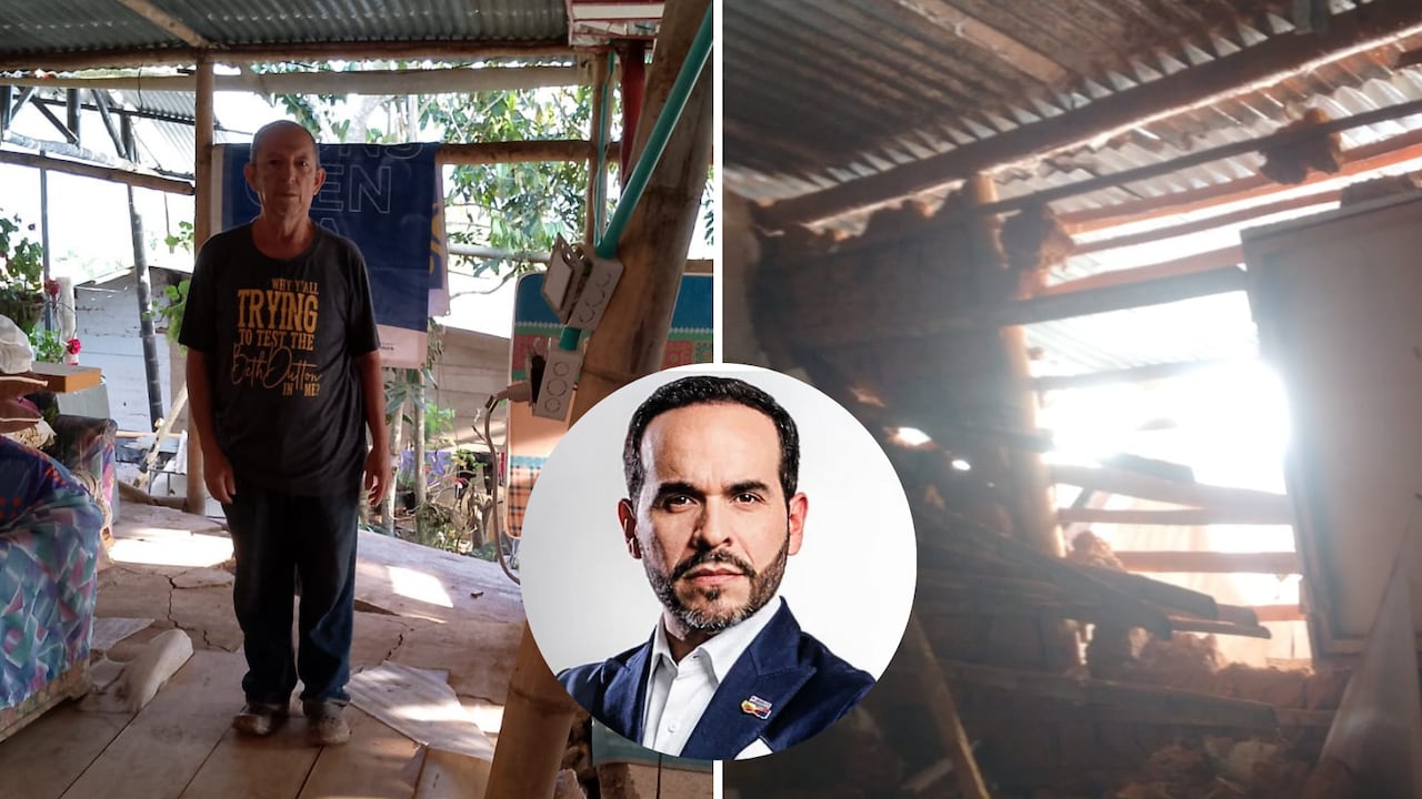 Un hombre mayor sufrió las consecuencias del terremoto en el municipio de Dagua, en el Valle del Cauca.