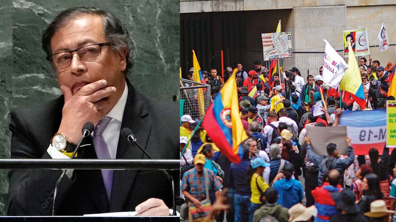 La reacción del presidente Petro ante las protestas ha motivado críticas desde sectores de oposición.