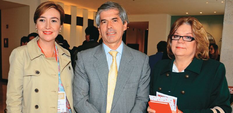 Marcela Prieto, Yesid Reyes y Gloria María Borrero.