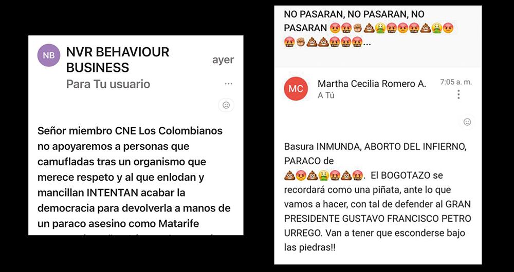 Han hostigado al CNE.