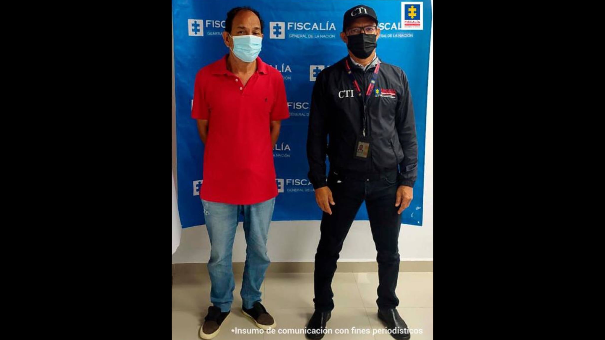 En la foto se ve a Marcel Eduardo Buendía Hernández, capturado.