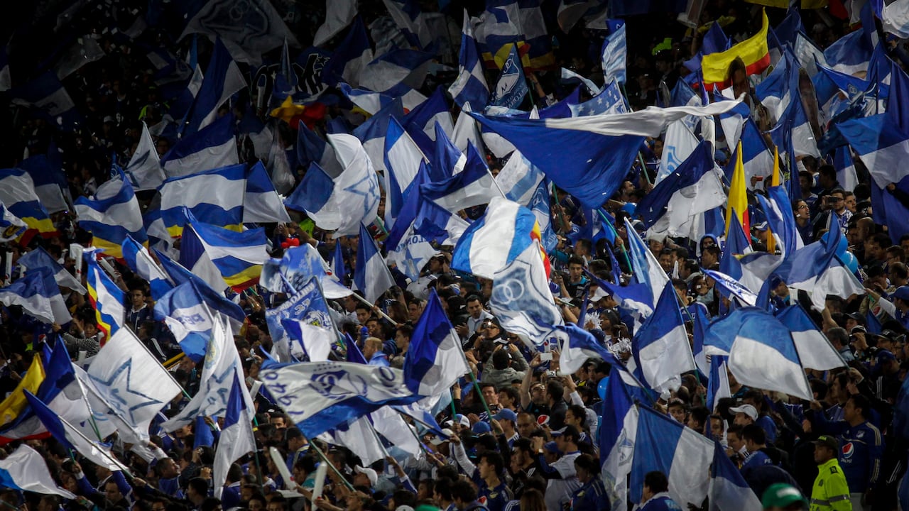 Hinchada de Millonarios.