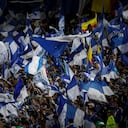 Hinchada de Millonarios.