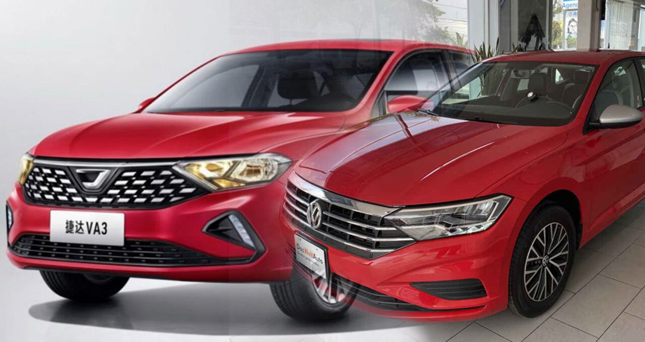 Volkswagen Jetta y su contraparte china, también de nombre Jetta.