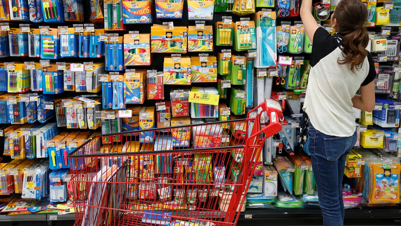 Útiles escolares. (Imagen de referencia).