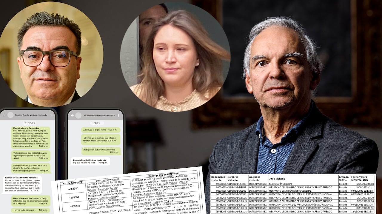 El exministro Ricardo Bonilla será imputado por el saqueo a la UNGRD. En la imagen aparecen María Alejandra Benavidez y Olmedo López.