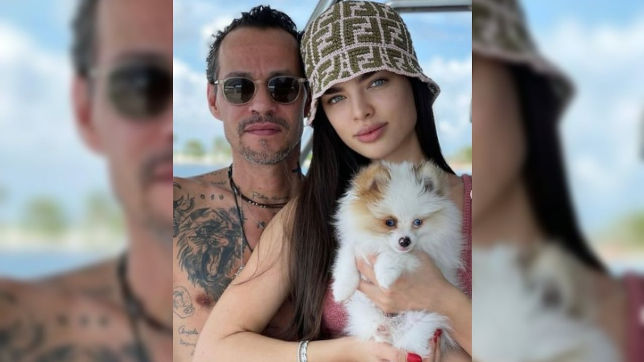 Marc Anthony y Nadia Ferreira se casaron hace pocas semanas.