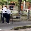 El gesto del conductor fue aplaudido por usuarios del MIO.