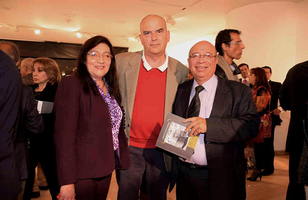 Alcira de Carranza, Fernando Cano y Francisco Carranza.
