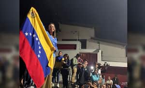 María Corina Machado agradeció a sus votantes luego de triunfar en las primarias de la oposición.