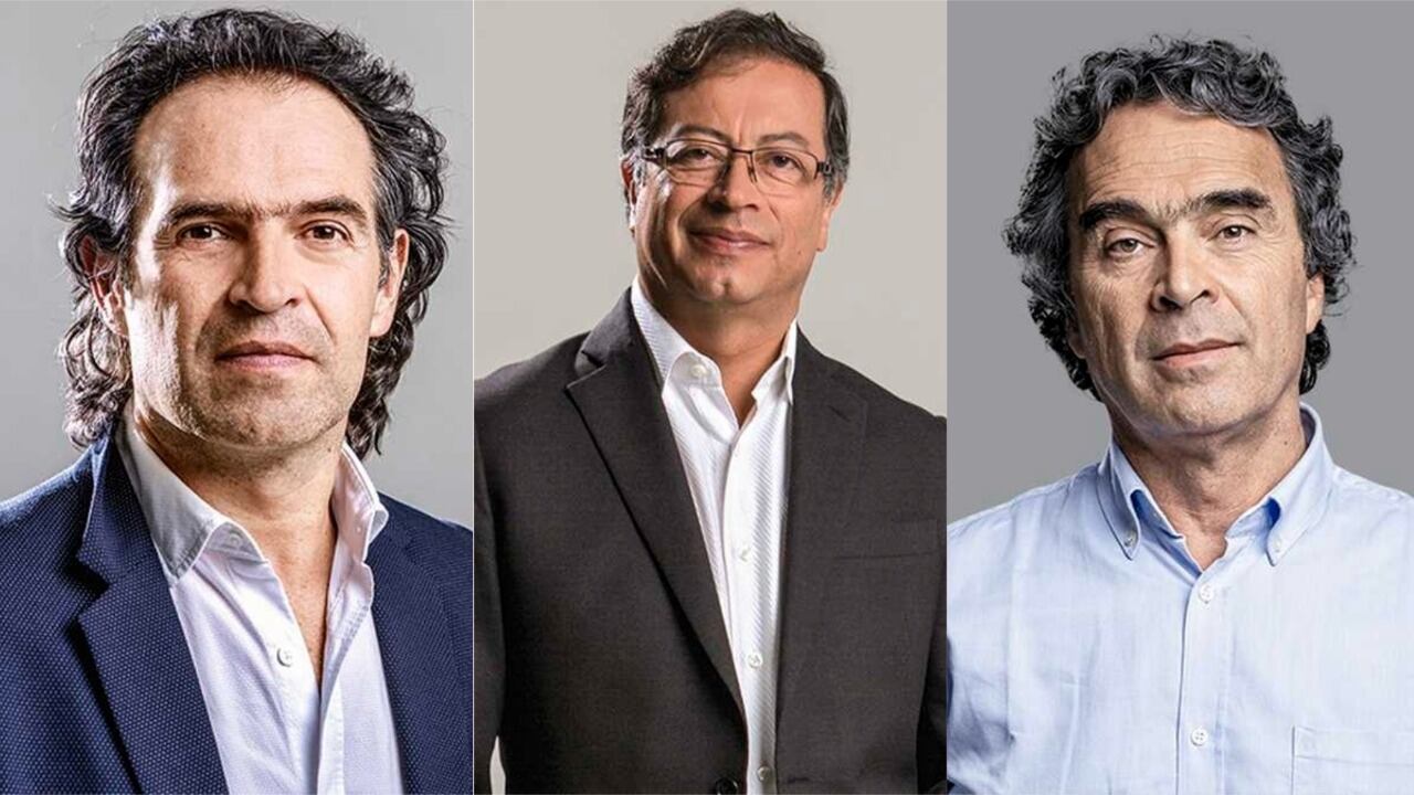 Fico Gutiérrez, Gustavo Petro y Sergio Fajardo participaron el el debate de Noticias Caracol este 27 de mayo de 2022.