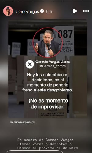 La hija de Germán Vargas Lleras asume el legado de su padre con una dura advertencia