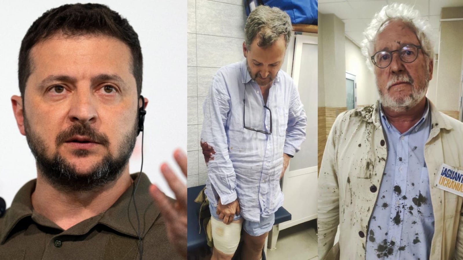 Zelenski, Jaramillo y Héctor Abad.