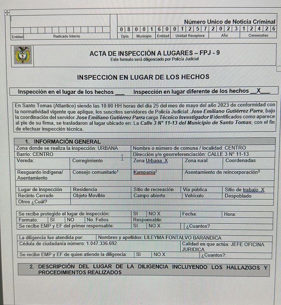 Hallazgos en Santo Tomás