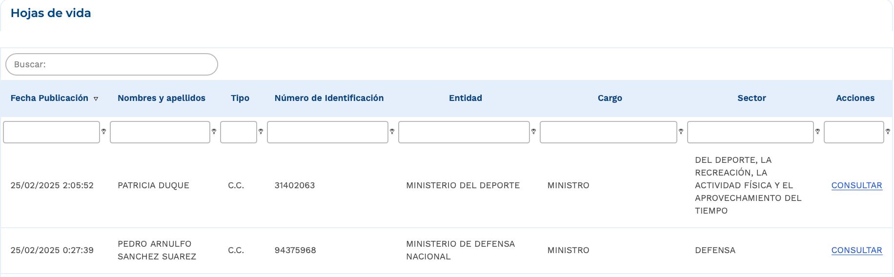 Las hojas de vida de los dos nuevos ministros del Gobierno Petro.