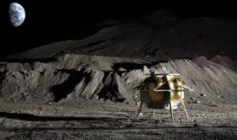 Ilustración del vehículo Peregrine Mission 1