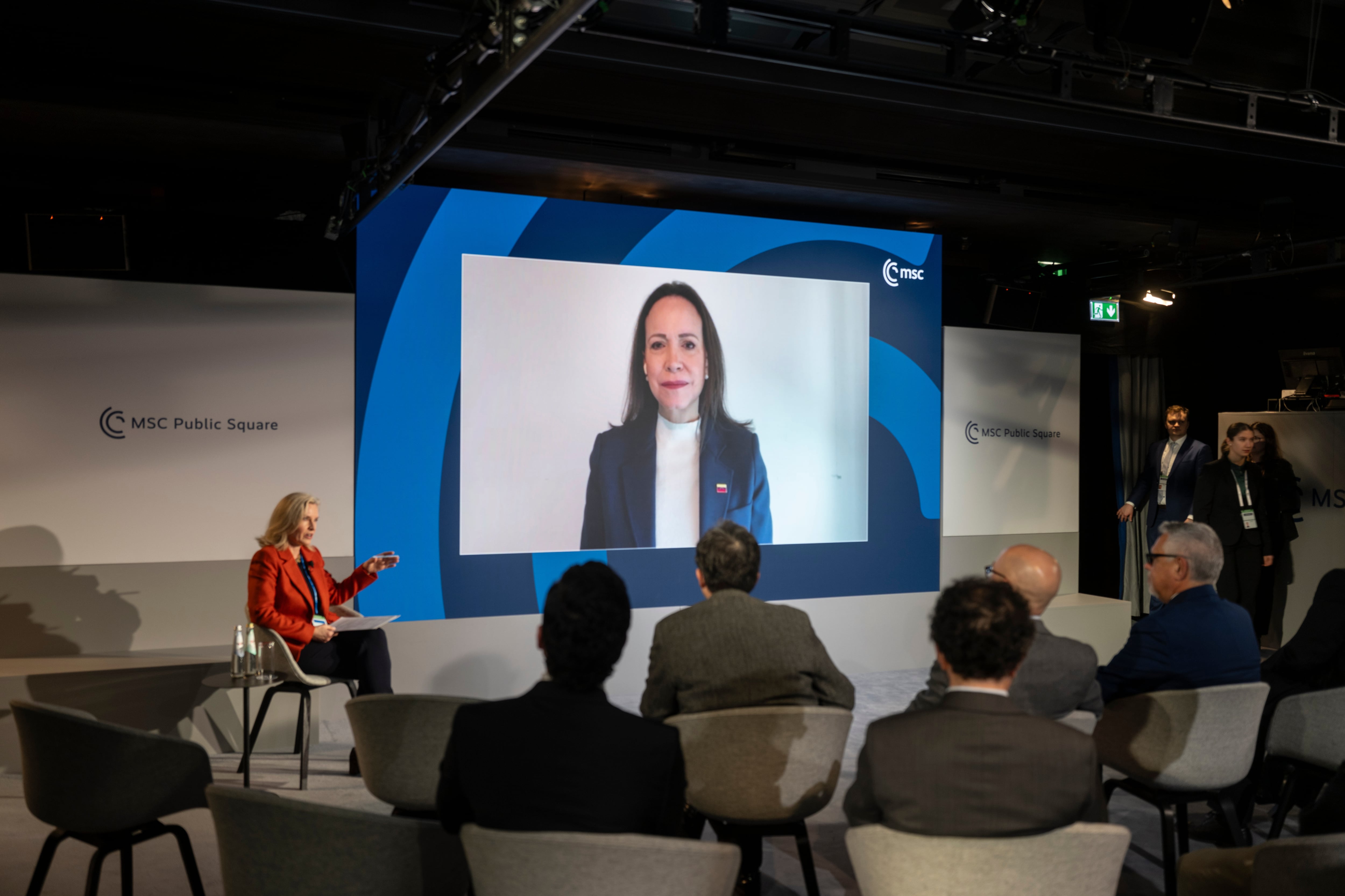 María Corina Machado participó en la Conferencia de Seguridad de Munich en Alemania.