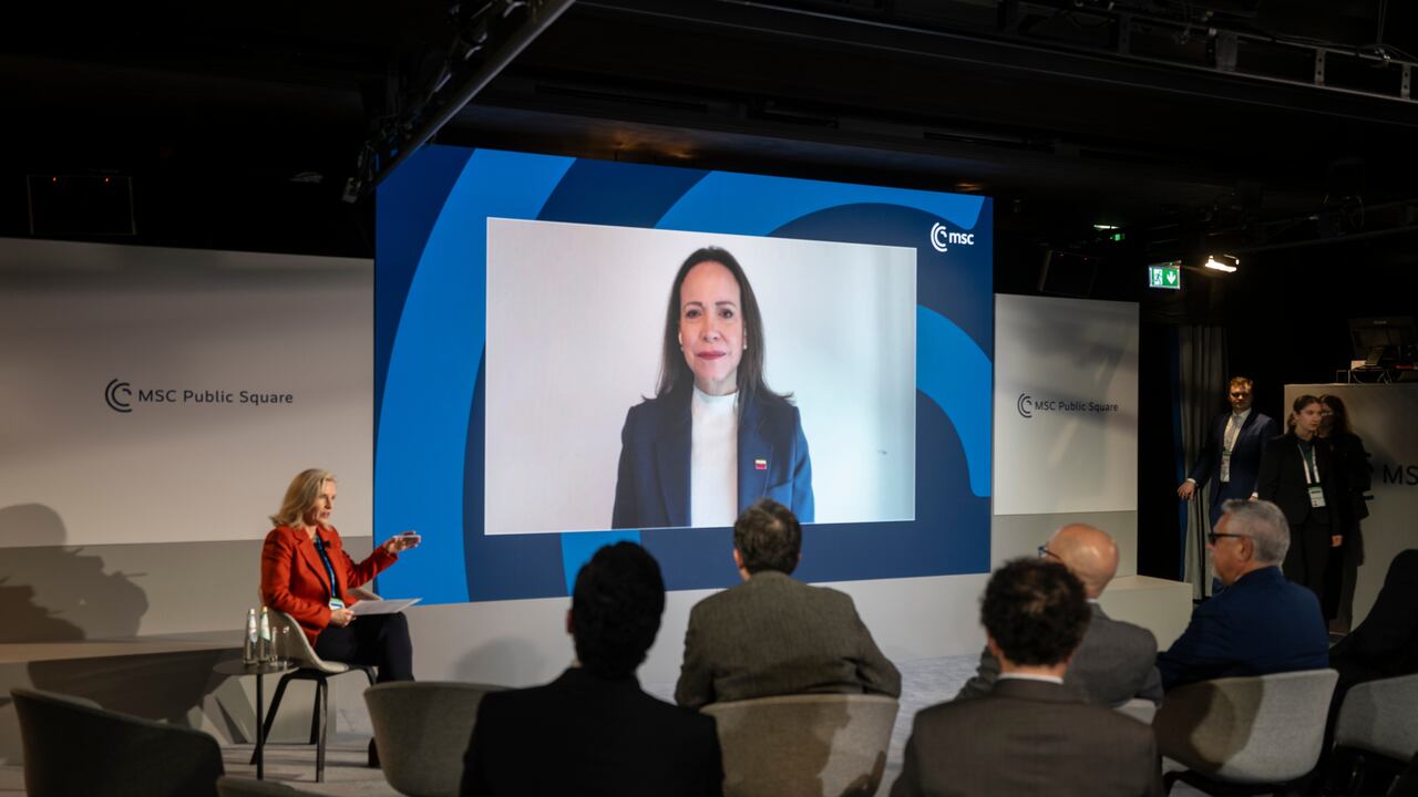María Corina Machado participó en la Conferencia de Seguridad de Munich en Alemania.
