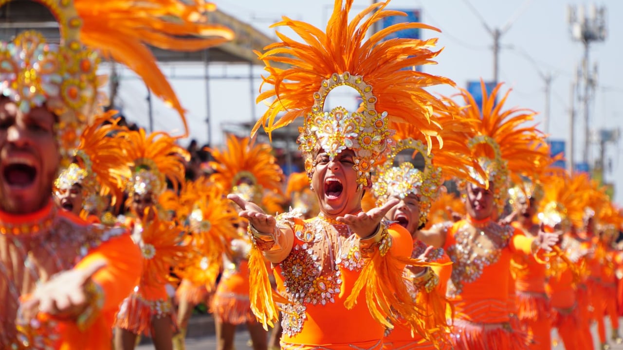 Gran Parada de Comparsas en el Carnaval de Barranquilla 2023.