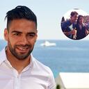 Falcao deseó un buen futuro al suizo.