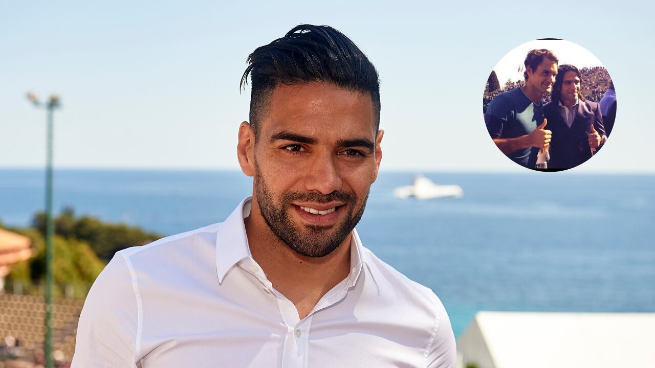 Falcao deseó un buen futuro al suizo.