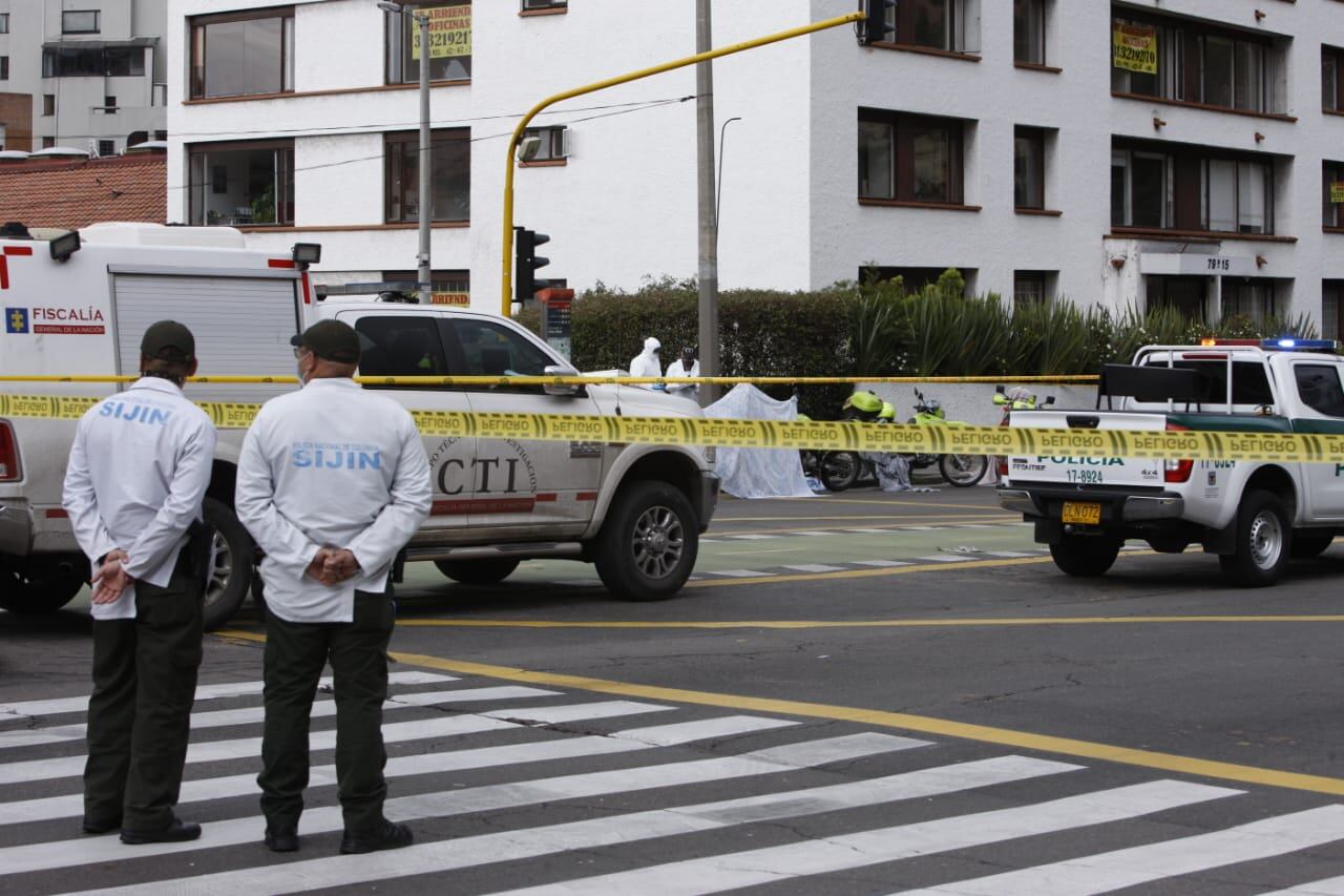 Balacera en la 79 con 7 fleteo banco Davivienda