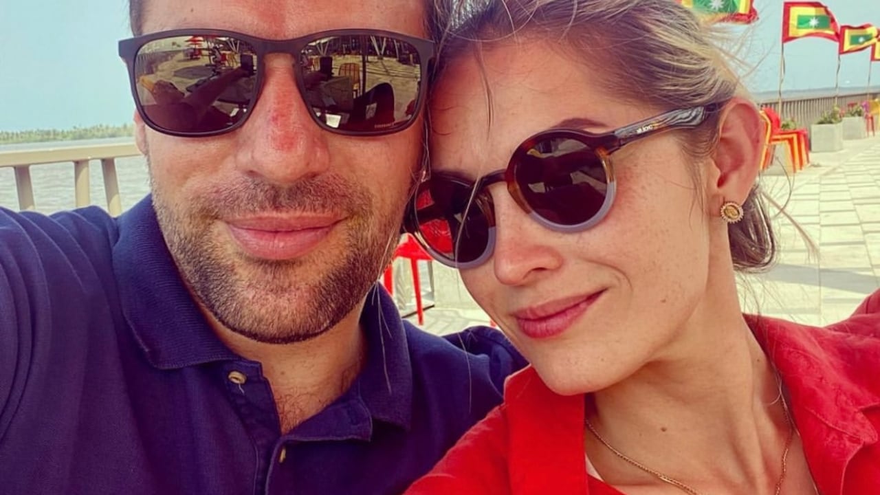 Luis Ernesto Gómez y su esposa Karol Dahiana González Mora.