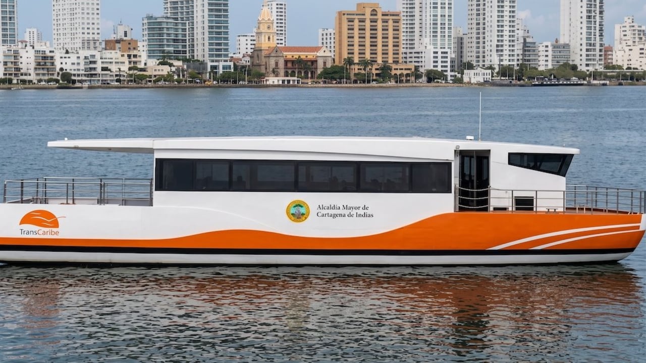 Cartagena avanza en el proyecto de transporte público acuático que busca conectar diferentes sectores de la ciudad mediante embarcaciones integradas al sistema Transcaribe.