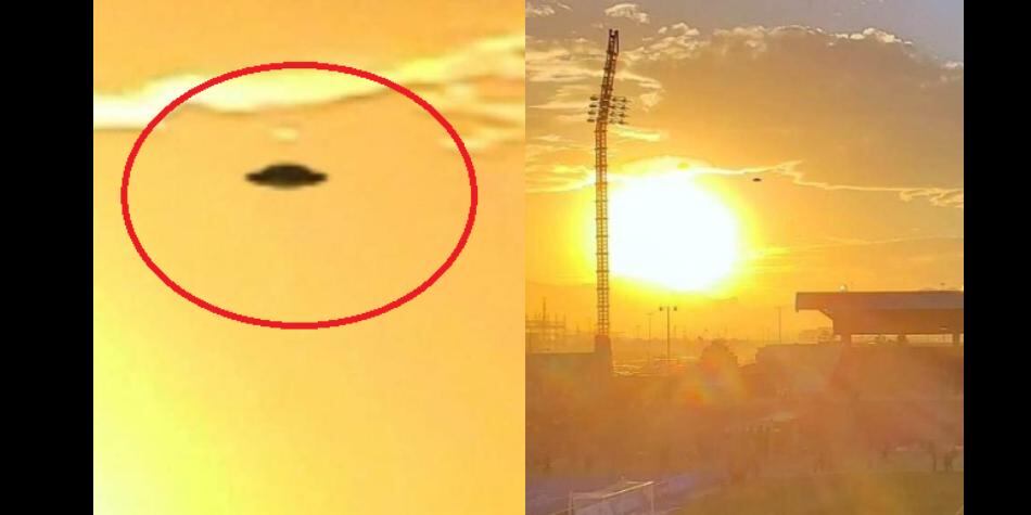 Aparición de presunta aparición de un ovni durante un partido de fútbol en México