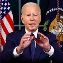 President Joe Biden speaks from the Oval Office of the White House Thursday, Oct. 19, 2023, in Washington, about the war in Israel and Ukraine. (Jonathan Ernst/Pool via AP)