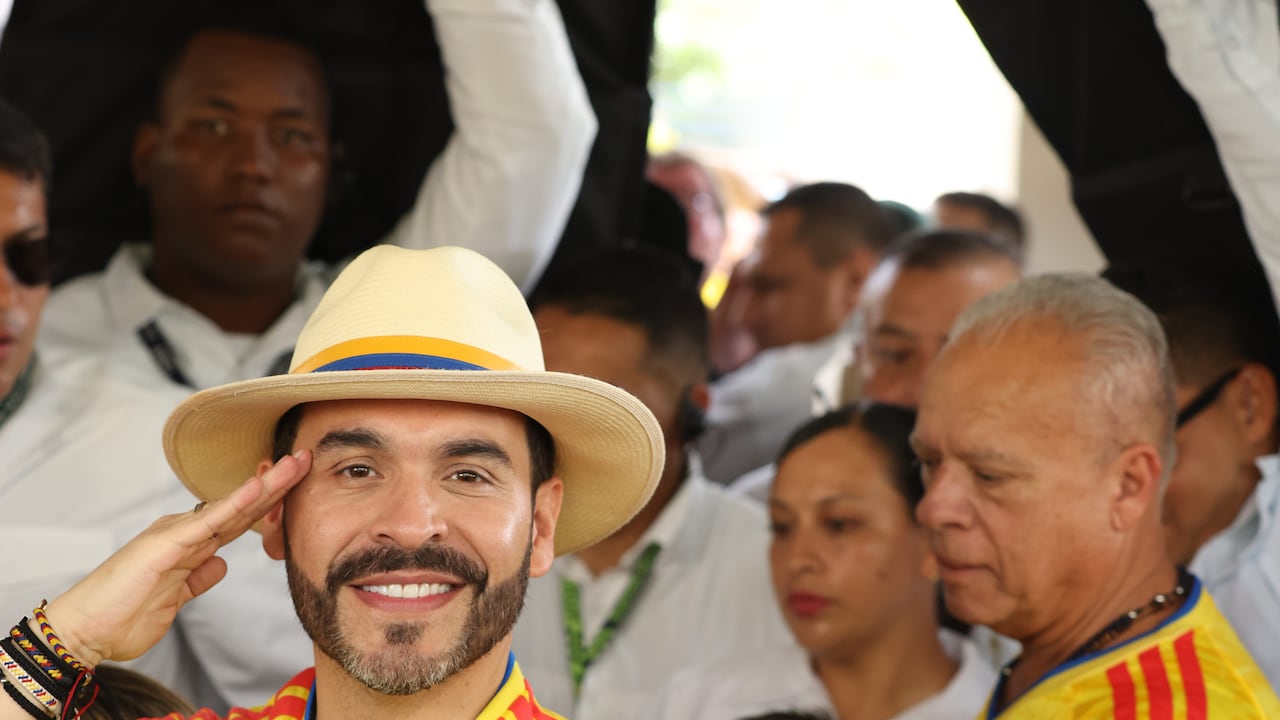 Abelardo de la Espriella vota en la ciudad de Barranquilla.
