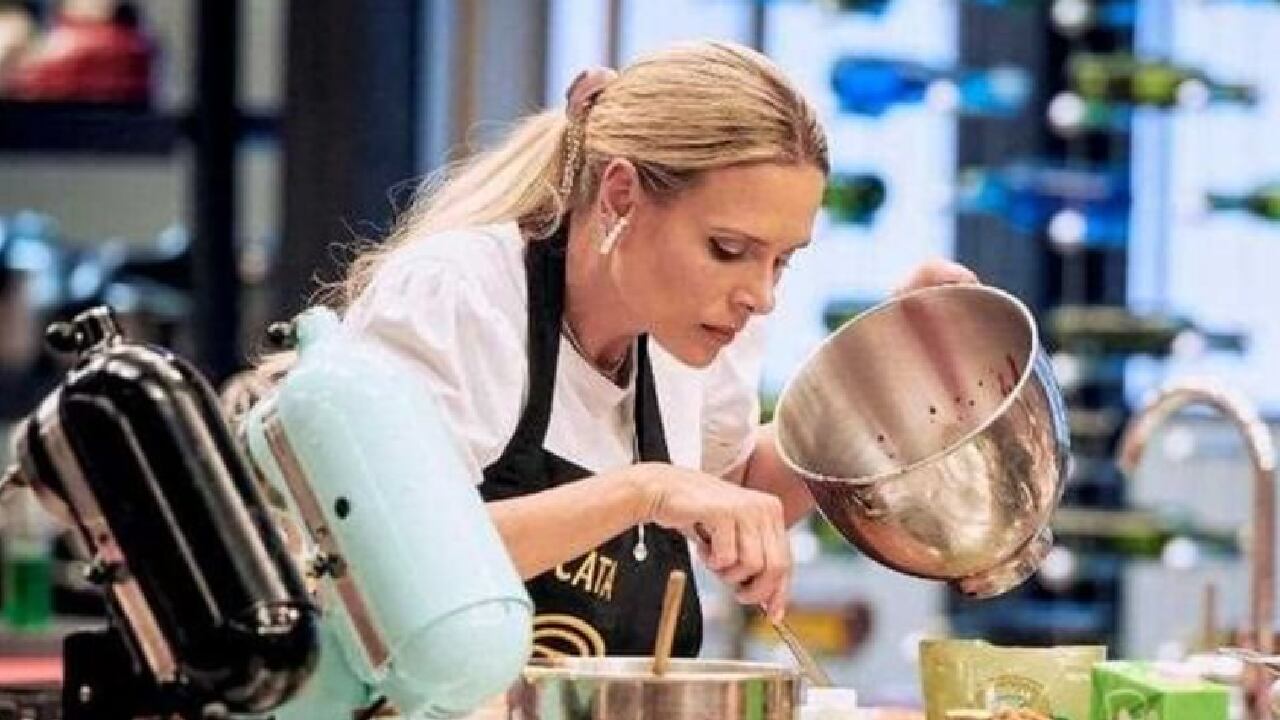 Catalina Maya en MasterChef Celebrity. Instagram: @catalinamaya