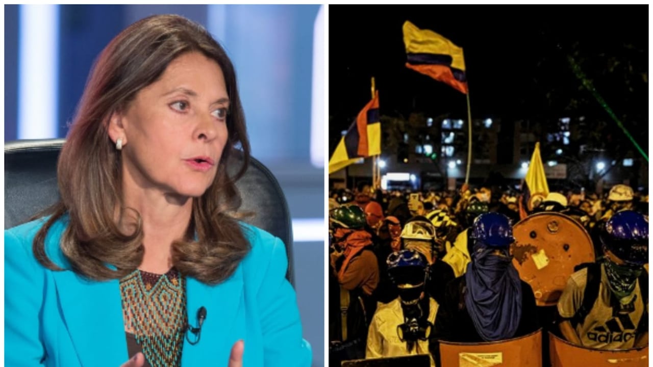 Vicepresidenta saliente de Colombia.